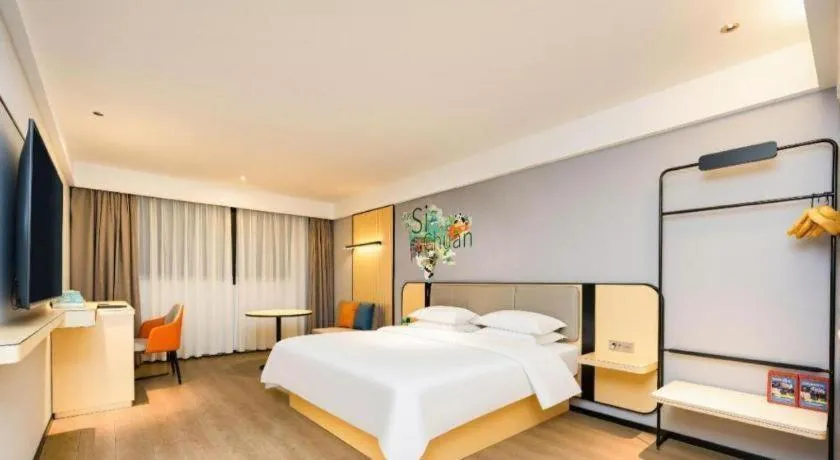 Bed in City Comfort Inn Dujiangyan Municipal Government