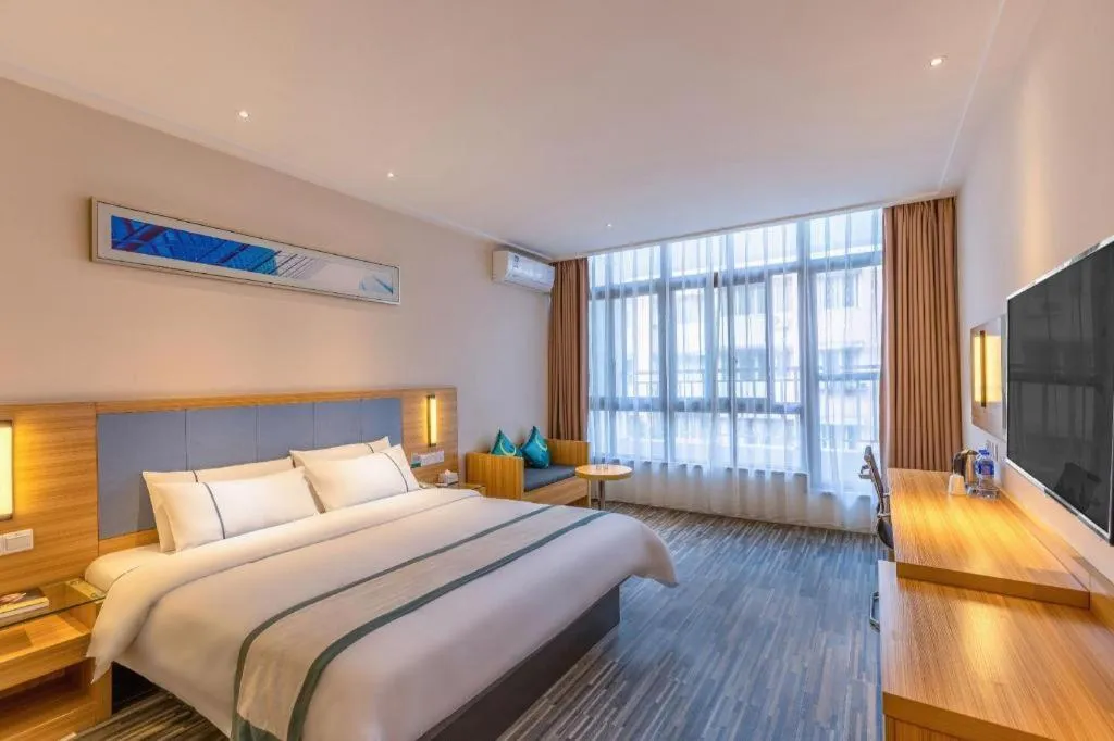 Bed in City Comfort Inn Dujiangyan Municipal Government