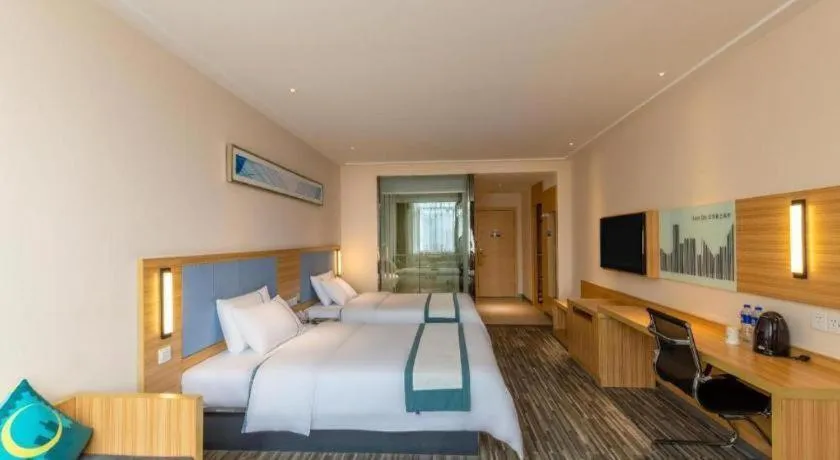 Bed in City Comfort Inn Dujiangyan Municipal Government