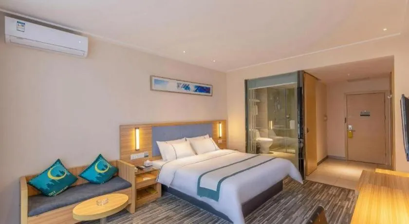 Bed in City Comfort Inn Dujiangyan Municipal Government