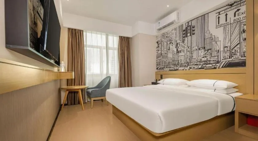 Bed in City Comfort Inn Nanning Guangxi University for Nationalities