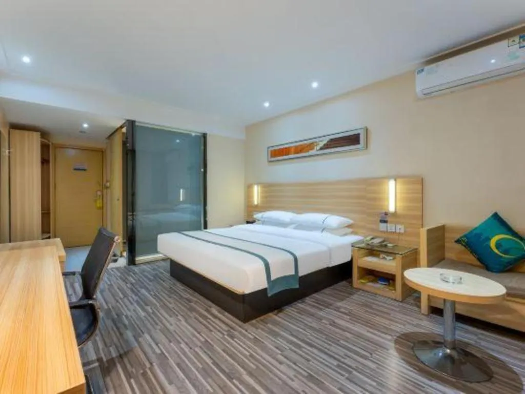 Bed in City Comfort Inn Suizhou Lieshan Avenue