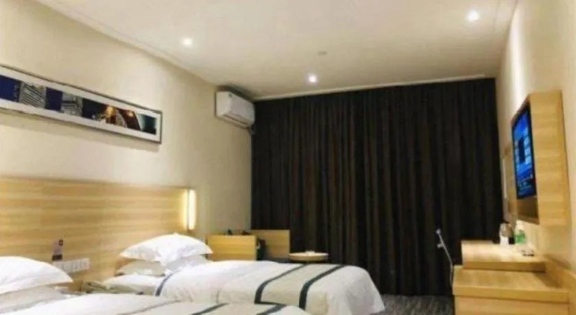 Bed in City Comfort Inn Suizhou Lieshan Avenue