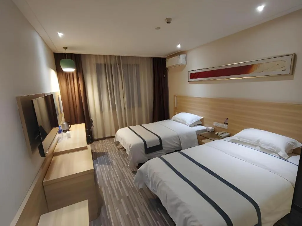 Bed in City Comfort Inn Suizhou Lieshan Avenue