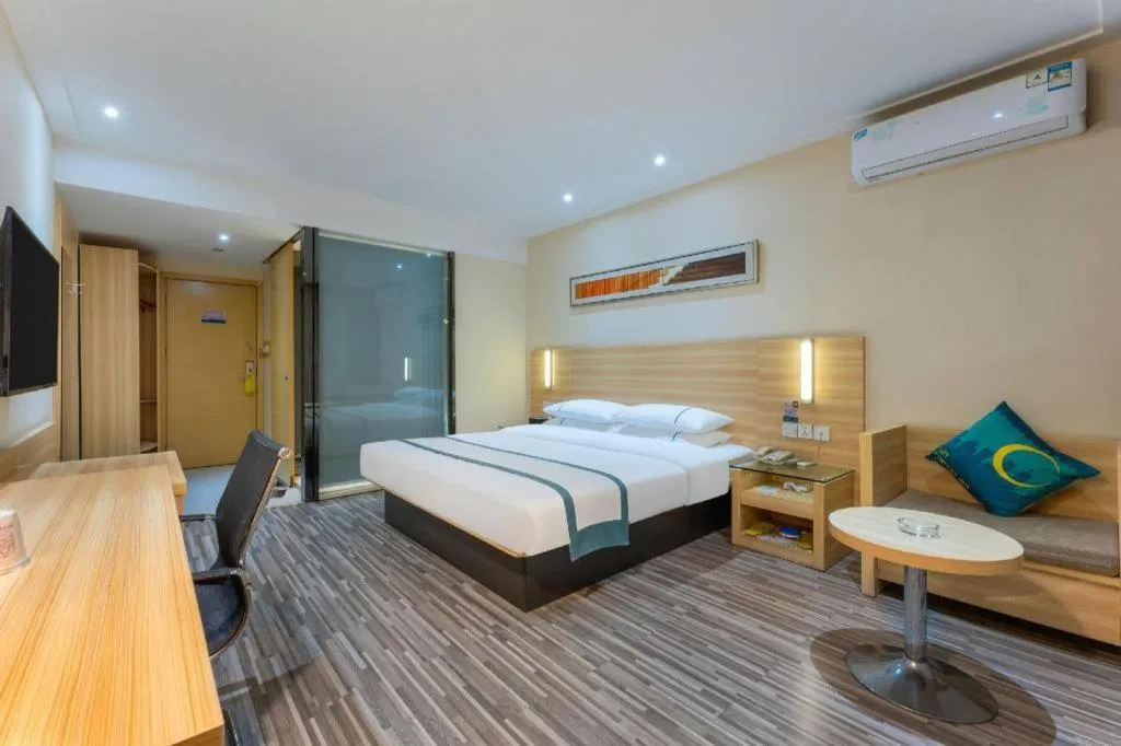 Bed in City Comfort Inn Suizhou Lieshan Avenue