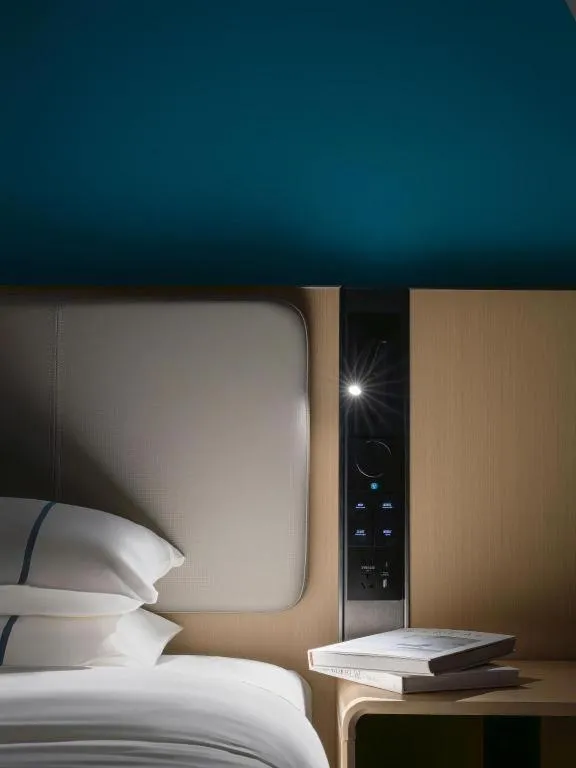 Bed in City Comfort Inn Huangshi Yangxin Mingyuewan Park