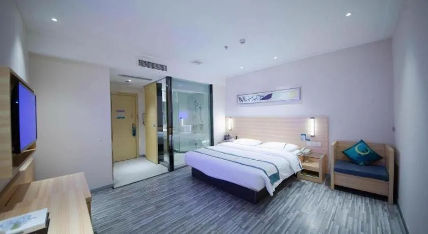 Bed in City Comfort Inn Huangshi Yangxin Mingyuewan Park