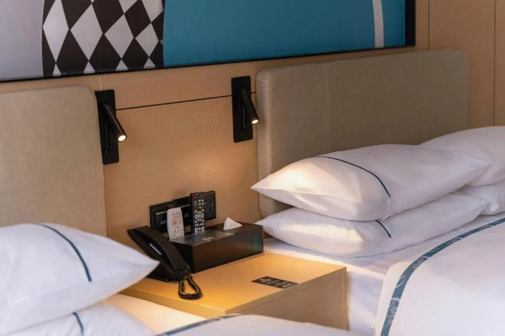 Bed in City Comfort Inn Changsha Yuelu Mountain Orange Island Head