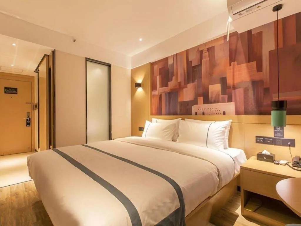 Bed in City Comfort Inn Wuhan International Expo Center Yongwang