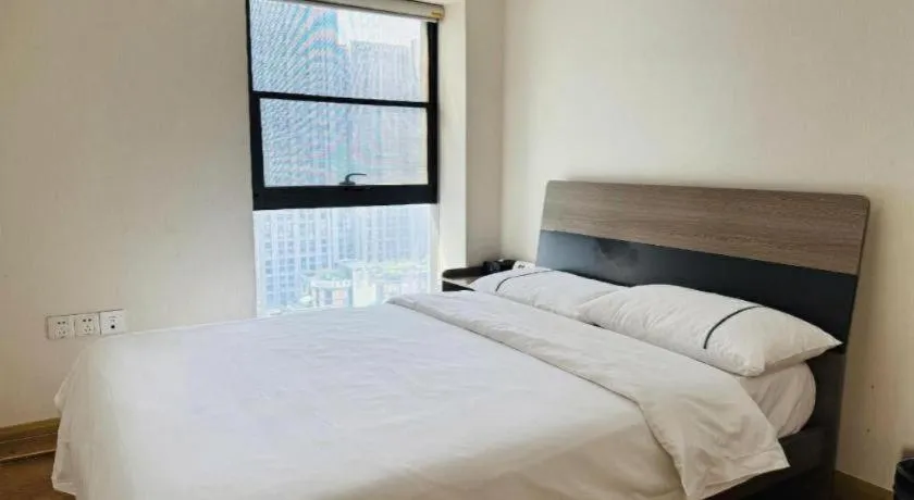 Bed in City Comfort Inn Wuhan International Expo Center Yongwang