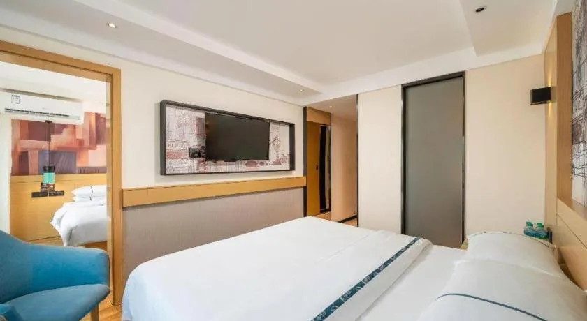 Bed in City Comfort Inn Wuhan International Expo Center Yongwang