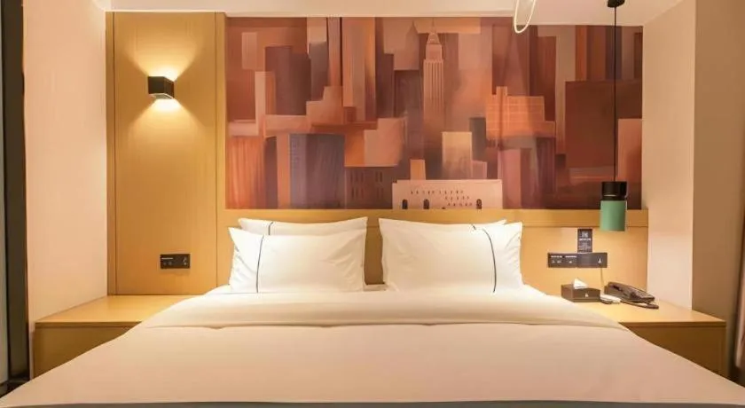 Bed in City Comfort Inn Wuhan International Expo Center Yongwang