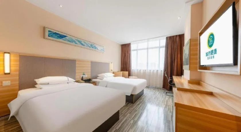 Bed in City Comfort Inn Zhanjiang South Zhenchuan Avenue