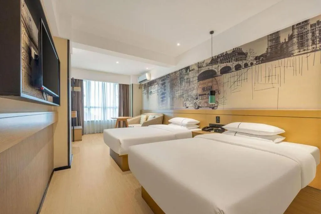 Bed in City Comfort Inn Nanning Xiangsi Lake Gaoxin Avenue