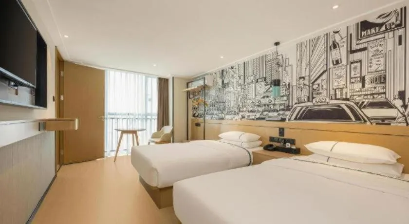 Bed in City Comfort Inn Nanning Xiangsi Lake Gaoxin Avenue