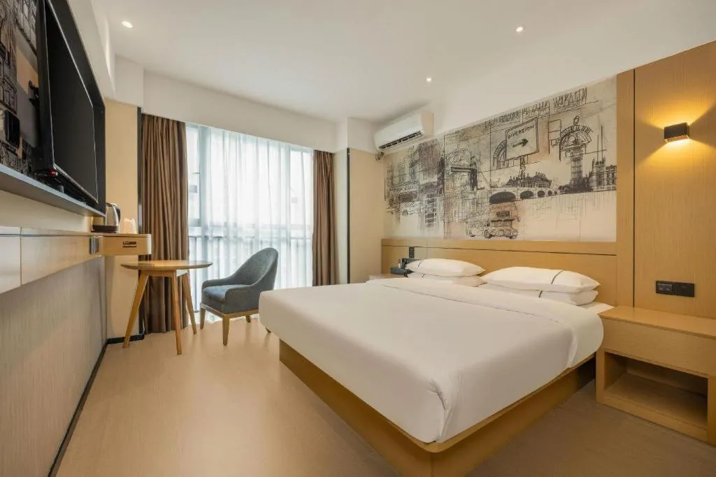 Bed in City Comfort Inn Nanning Xiangsi Lake Gaoxin Avenue