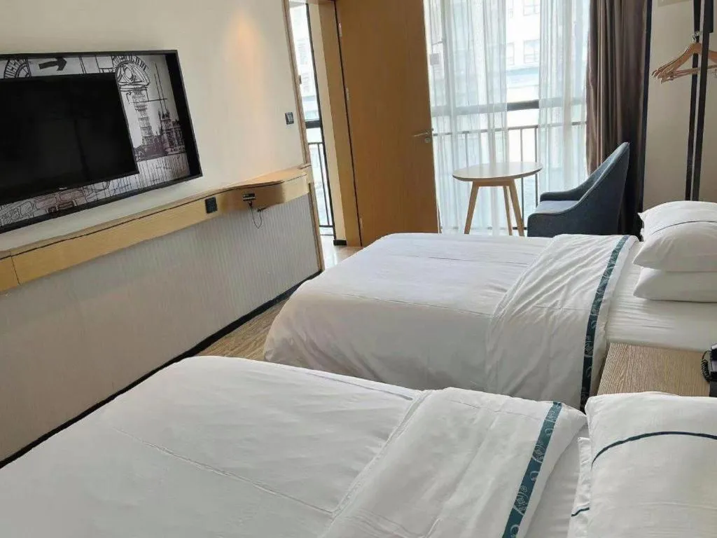 Bed in City Comfort Inn Nanning Xiangsi Lake Gaoxin Avenue