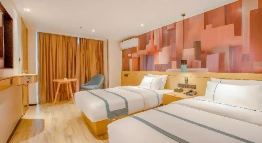 Bed in City Comfort Inn Nanning Xiangsi Lake Gaoxin Avenue