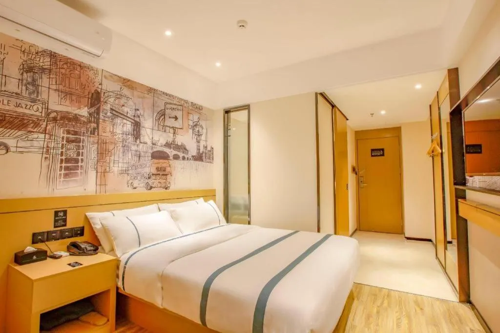 Bed in City Comfort Inn Nanning Xiangsi Lake Gaoxin Avenue