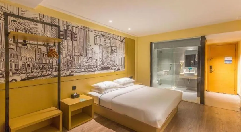 Bed in City Comfort Inn Nanning Jianzheng Road Food Street