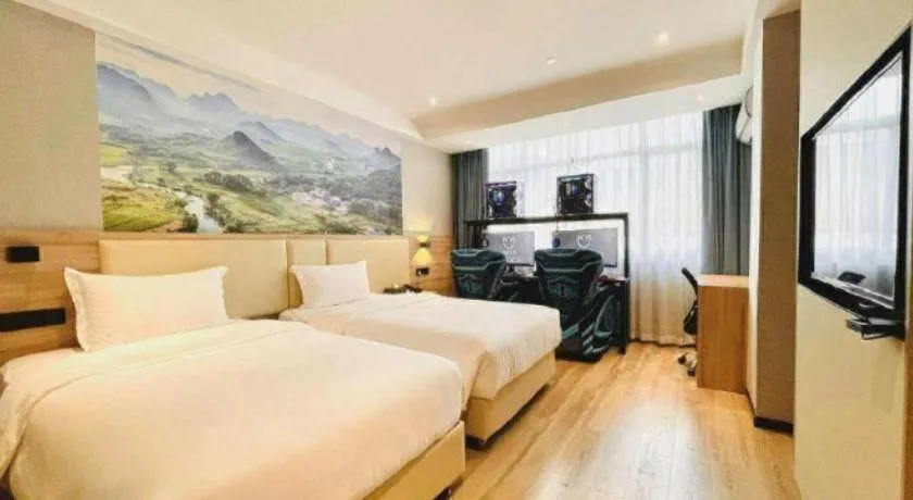 Bed in City Comfort Inn Nanning Jianzheng Road Food Street