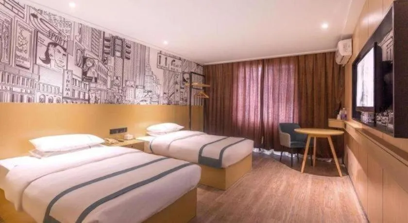 Bed in City Comfort Inn Nanning Jianzheng Road Food Street