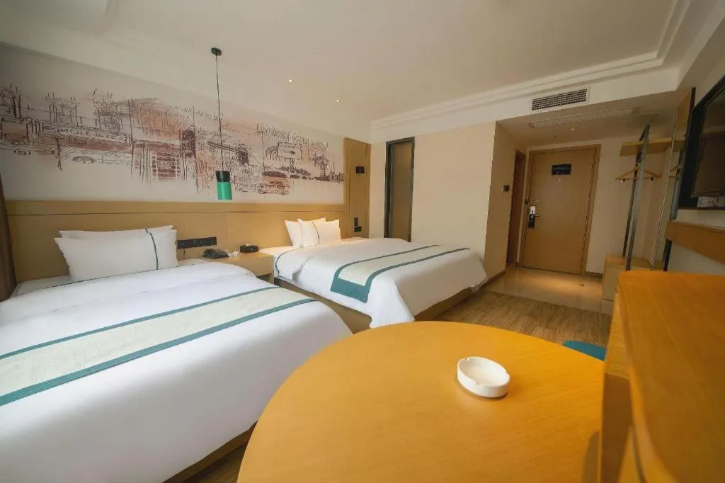 Bed in City Comfort Inn Changsha Railway Station Amiling Metro Station