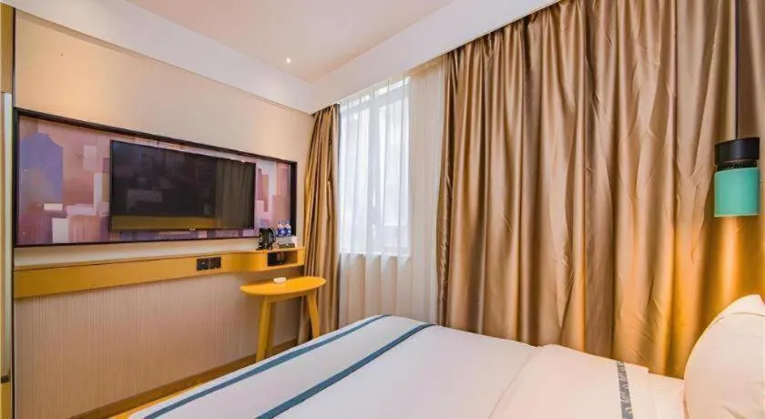 Bed in City Comfort Inn Changsha Railway Station Amiling Metro Station