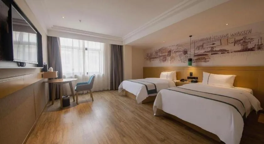 Bed in City Comfort Inn Changsha Railway Station Amiling Metro Station