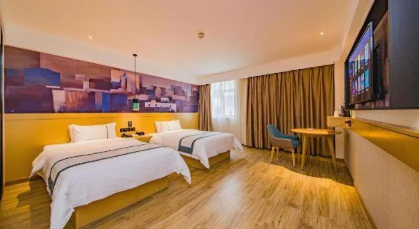 Bed in City Comfort Inn Changsha Railway Station Amiling Metro Station