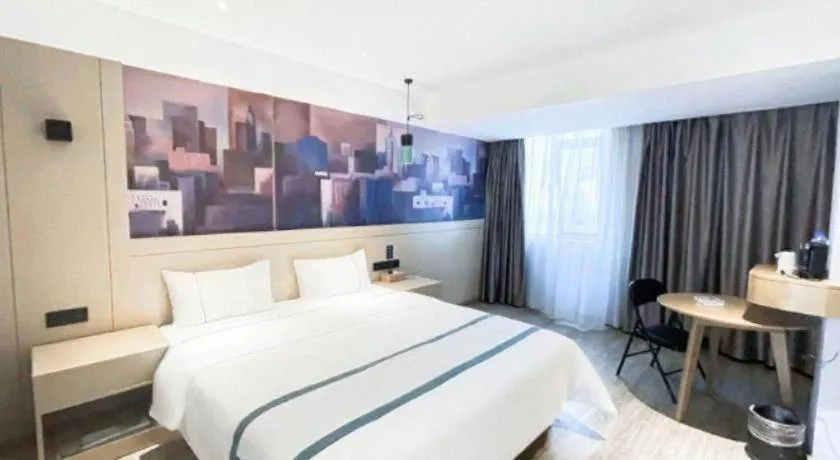 Bed in City Comfort Inn Changsha Railway Station Amiling Metro Station