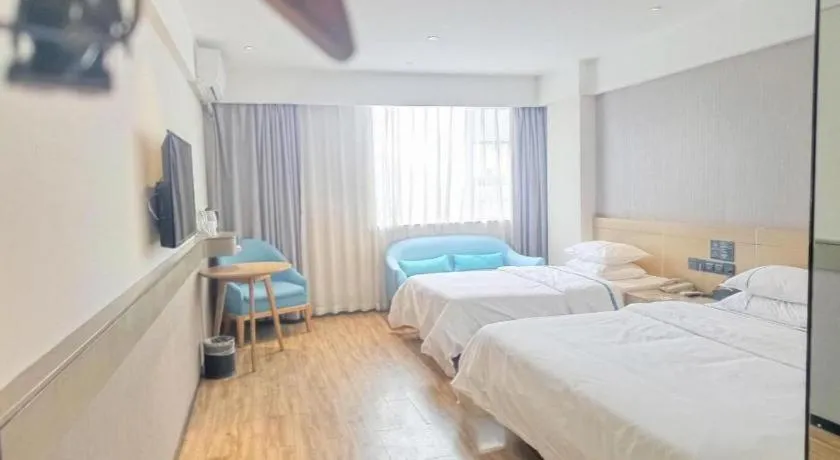 Bed in City Comfort Inn Wuzhou Teng County Bus Station