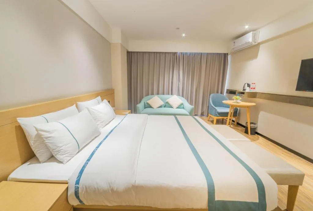 Bed in City Comfort Inn Wuzhou Teng County Bus Station