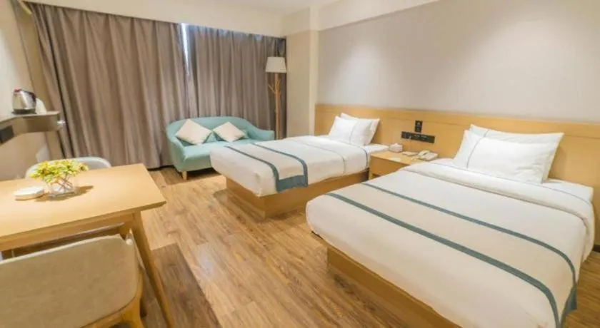 Bed in City Comfort Inn Wuzhou Teng County Bus Station