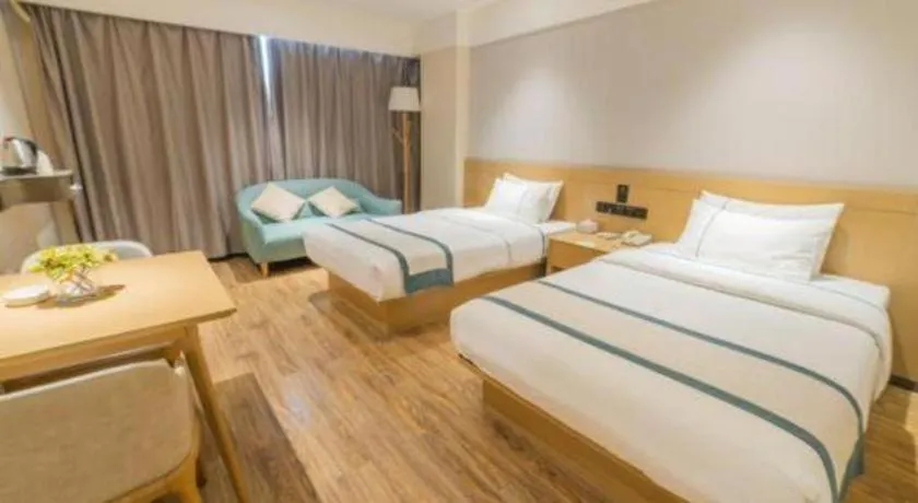 Bed in City Comfort Inn Wuzhou Teng County Bus Station