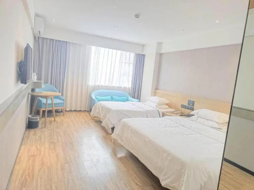 Bed in City Comfort Inn Wuzhou Teng County Bus Station