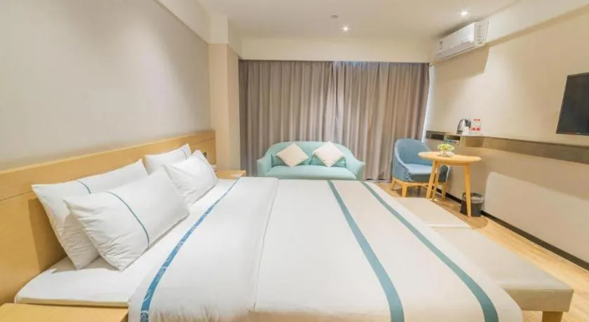 Bed in City Comfort Inn Wuzhou Teng County Bus Station