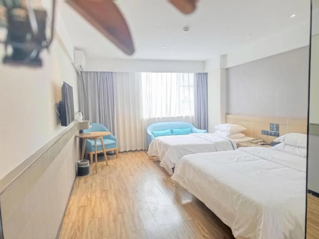 Bed in City Comfort Inn Wuzhou Teng County Bus Station