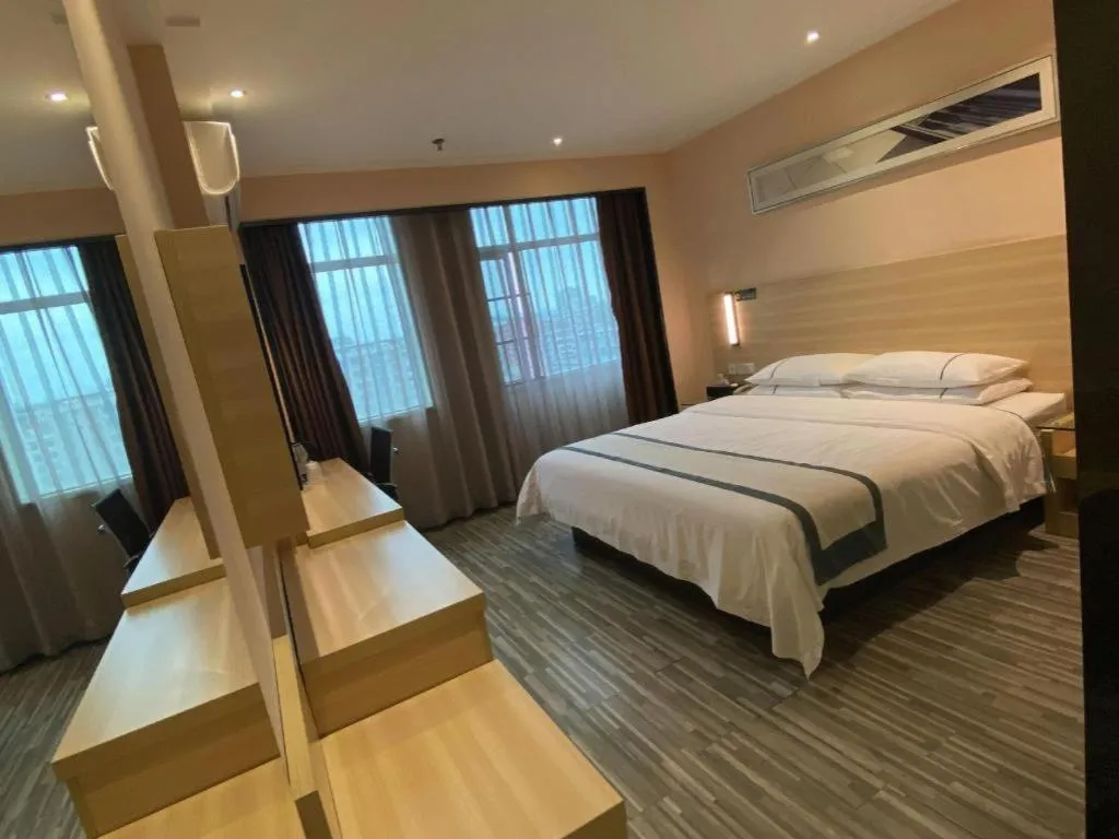 Bed in City Comfort Inn Heyuan Longchuan Bus Station