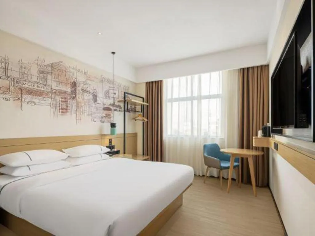 Bed in City Comfort Inn Dongguan Gaobu Avenue
