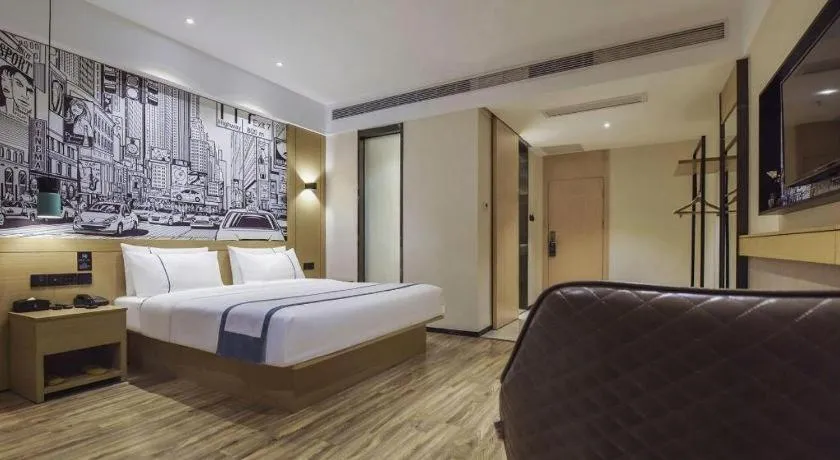 Bed in City Comfort Inn Dongguan Gaobu Avenue