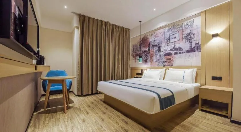 Bed in City Comfort Inn Dongguan Gaobu Avenue