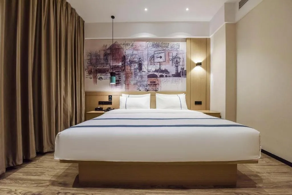Bed in City Comfort Inn Dongguan Gaobu Avenue