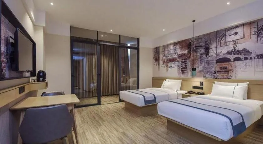 Bed in City Comfort Inn Dongguan Gaobu Avenue