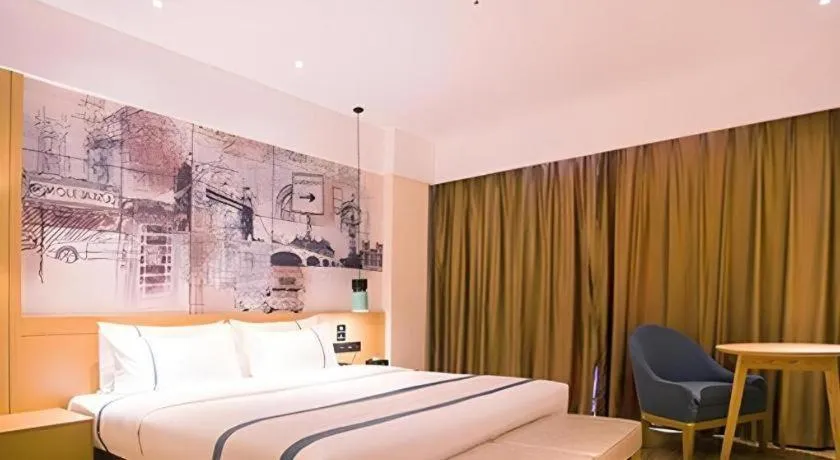 Bed in City Comfort Inn Dongfang Donghai Road Gymnasium Municipal Government