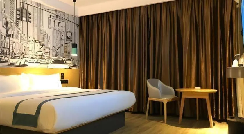 Bed in City Comfort Inn Ezhou Hengda