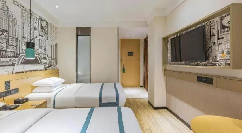 Bed in City Comfort Inn Ezhou Hengda