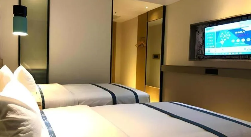 Bed in City Comfort Inn Ezhou Hengda