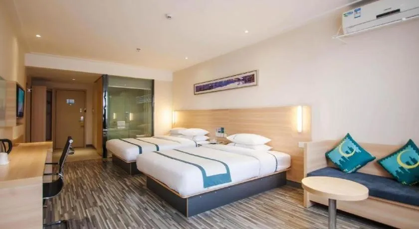 Bed in City Comfort Inn Yichang Dongshan Three Gorges University Shuiyuecheng