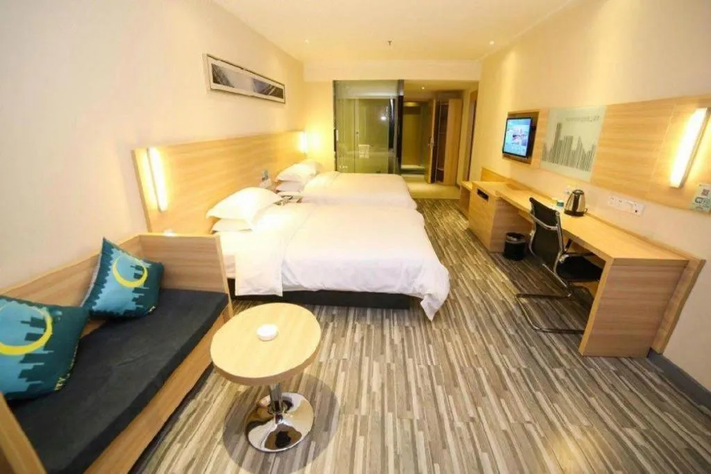 Bed in City Comfort Inn Yichang Dongshan Three Gorges University Shuiyuecheng